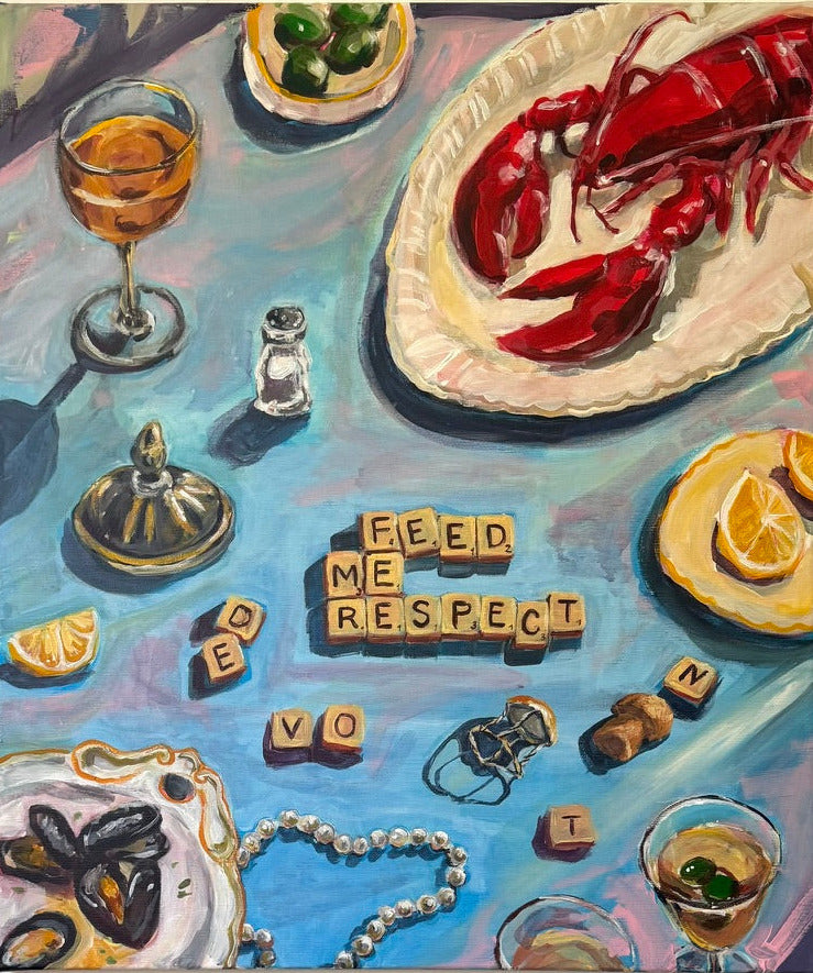 Original »FEED ME RESPECT« 50x70cm