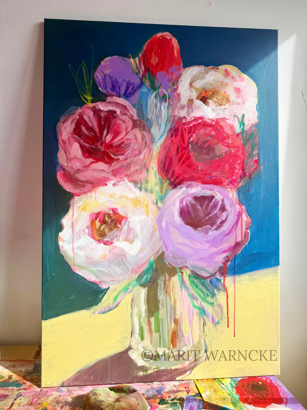 Original »BLOOM III« 50x70cm - Marit Warncke