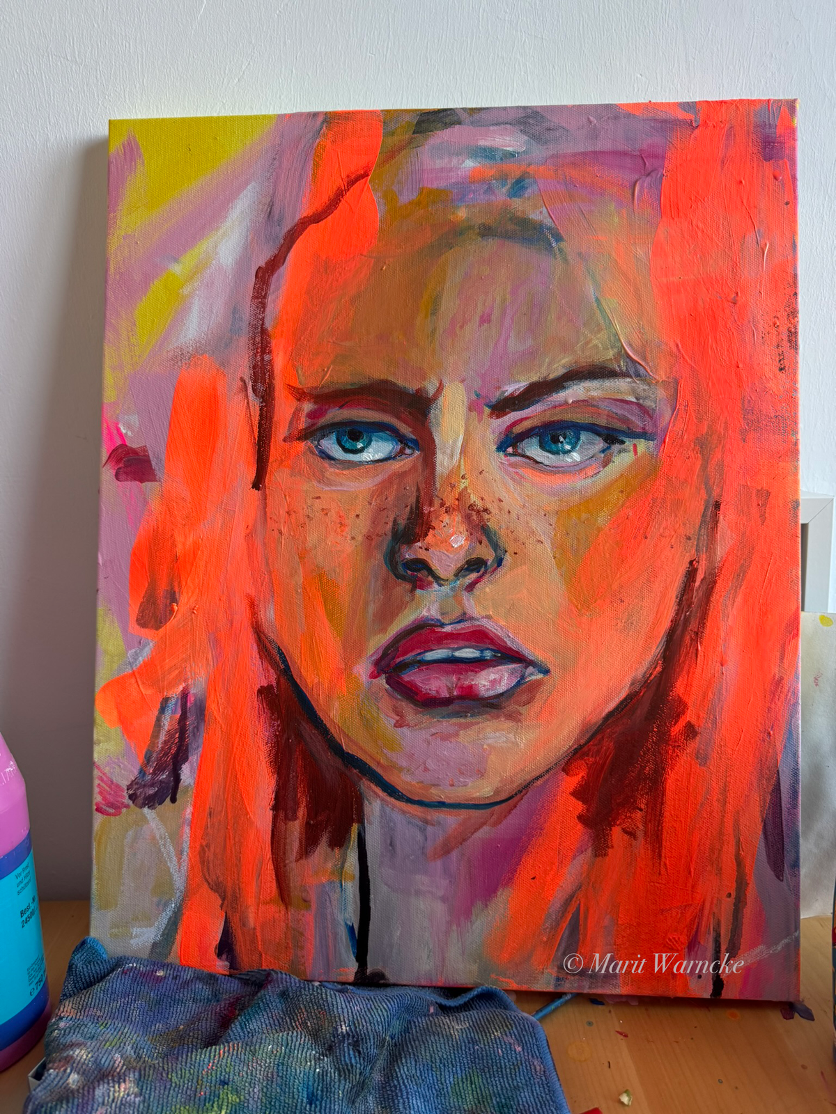 Original »FURIOS« 30x40cm - Marit Warncke